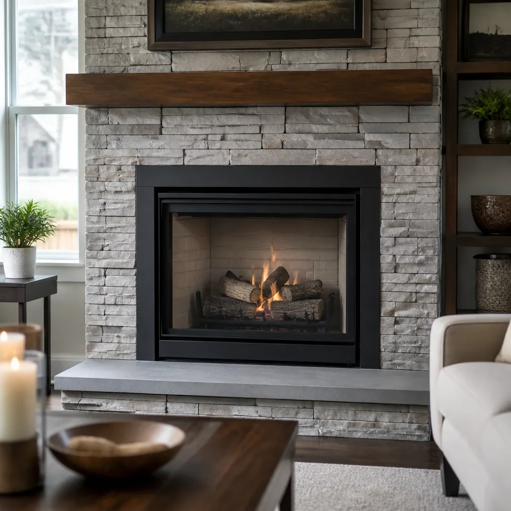 Gas fireplace service